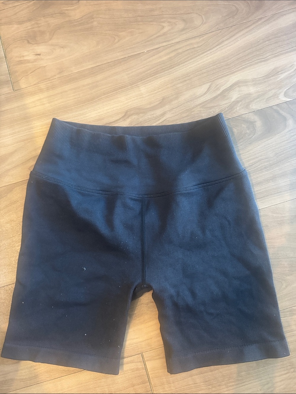 Spiritual gangster rubbed biker shorts